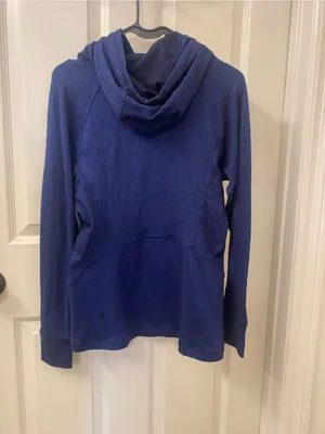 lululemon athletica Navy Blue Cowl Pullover Sweater thumbnail 5