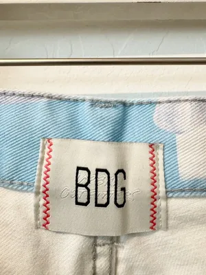 BDG Urban Outfitters Cowgirl Jeans Size 24 Renaissance Print Low Rise Whimsigoth thumbnail 9