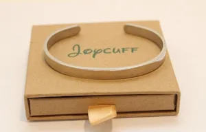 Jopcuff Women’s Expressions Silver Cuff Bracelet One Size thumbnail 1