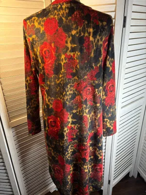 G by Giuliana long sleeve rose cardigan size L thumbnail 3
