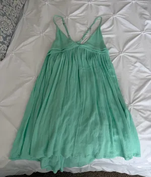 O'Neill Mint Green Strapless-Look Summer Dress thumbnail 1