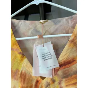 Cult Gaia Shira Asymmetric Crepe Dress Summerhaze Womens Size Small thumbnail 11