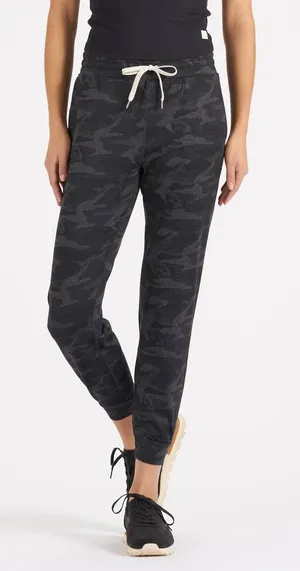 Vuori Performance Jogger Womens M Black Camo DreamKnit Athletic Pants thumbnail 1