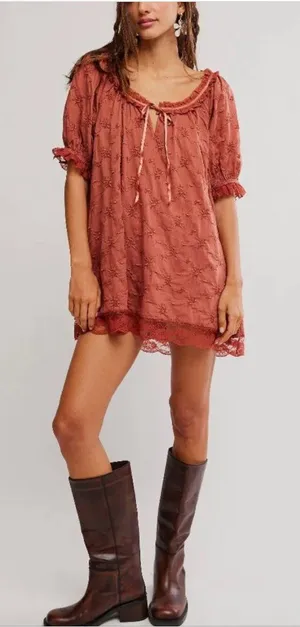 FREE PEOPLE NWT Juno Mini Dress / Canyon Sunset thumbnail 1