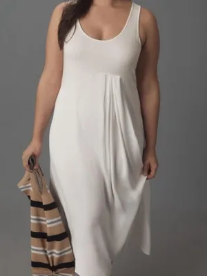 Anthropologie The Gemini scoop-neck tank dress thumbnail 8