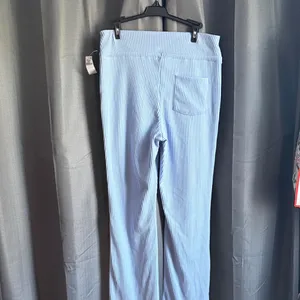 Old Navy light blue highest high-rise flare leggings size L thumbnail 6