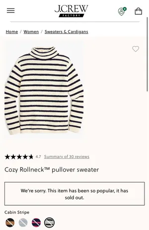 J.Crew Rollneck Sweater thumbnail 3