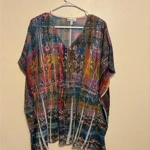 Fashion Bug Colorful Women's Tunic Top thumbnail 2