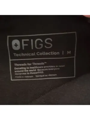 Figs Black Jogger Scrub Pants Size Medium thumbnail 9