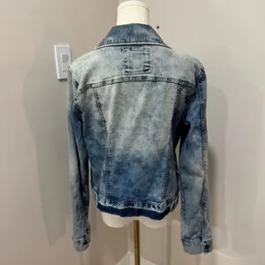 size medium acid wash‎ jeans jacket XL thumbnail 4
