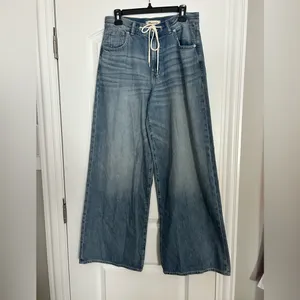 Madewell Superwide Leg Drawstring Jeans NWT thumbnail 2