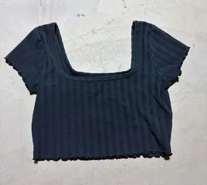 Aerie offline OG original Ribbed Square-Neck Crop Top medium thumbnail 1