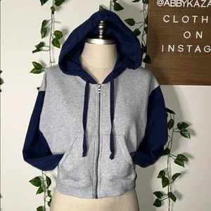 American Eagle Semi Cropped Zip Up Hoodie thumbnail 2