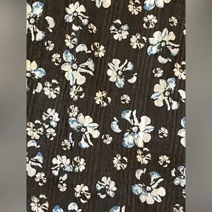 Commense Women’s Medium Navy‎ Blue Floral Sleeveless MIDI Dress Tie Strap NWT thumbnail 7