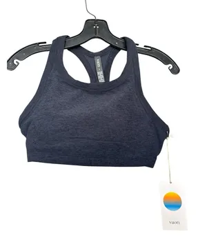 Vuori Elevation Racer Back Bra Midnight Blue Women's Sz S NEW $64 thumbnail 1