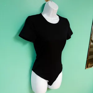 Spanx Black Short Sleeve Thong Bodysuit thumbnail 4