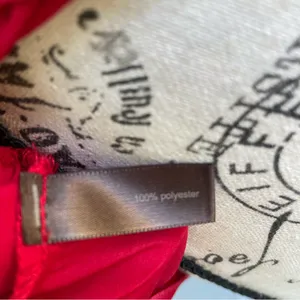 The Limited Red Ruffle One-Shoulder‎ Blouse thumbnail 4