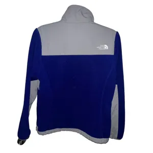 The North Face Jacket Womens Small Blue Purple Grey‎ Fleece Polartec Denali Coat thumbnail 2