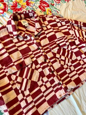 BDG Urban Outfitters Caleb Cropped Flannel Shirt thumbnail 6