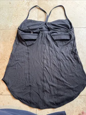 Lululemon Women's Black Spaghetti Strap Tank thumbnail 2