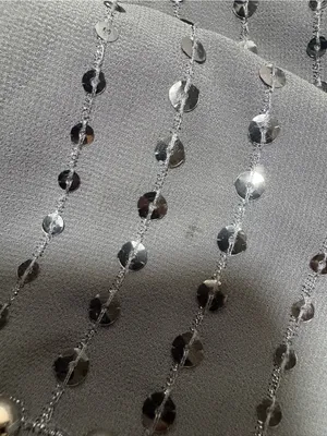 EXPRESS Y2K Studded Grey Racerback Tank Top thumbnail 6