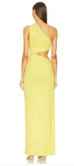Michael Costello x REVOLVE Decker Maxi Dress in Lime Small thumbnail 2