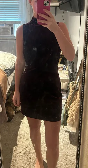 Burgundy Lulus Dress thumbnail 1