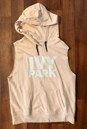 Ivy Park Sleeveless Sweatshirt Pink Size XL thumbnail 1