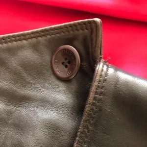 Vintage Couture by J. Park Genuine Leather Brown Jacket | Size Medium thumbnail 7
