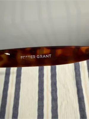 Foster Grant Oversized Tortoise Shell Sunglasses Brown Gradient Lenses UV thumbnail 6