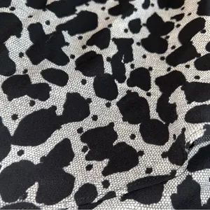 Express gray and black leopard print strapless romper size 0 ruffle detail thumbnail 3