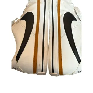 Nike Court Legacy White Black Desert Ochre Leather Sneakers Casual Lace-Up Shoes thumbnail 6