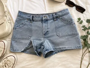 Yada Yada Denim Shorts | Carpenter Jean Shorts Vintage Y2K 90s thumbnail 1