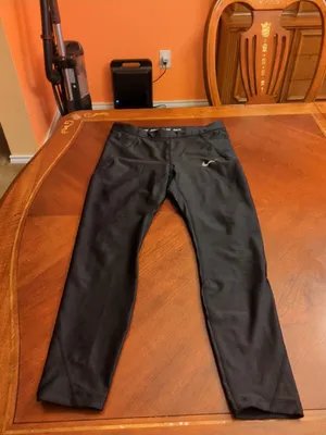 Nike Womens Power Essential Crop Tight Leggings Black Dri-Fit Size M thumbnail 2