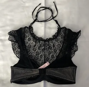 Victoria's Secret Satin & Lace Bra Top Crop Top 32C thumbnail 6