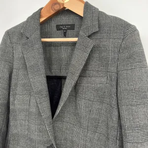 Rag & Bone Glen Plaid Blazer Parisian Workwear Office Core Capsule Wardrobe Sz 8 thumbnail 3