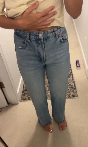 Zara Straight Leg Jeans thumbnail 1