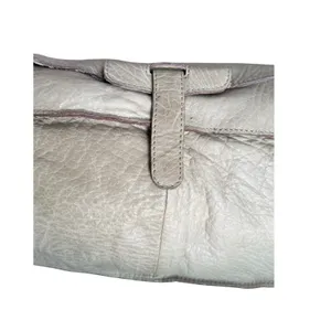 Schuler & Sons Philadelphia Anthropologie Sage Green Pebbled Leather Satchel Bag thumbnail 9
