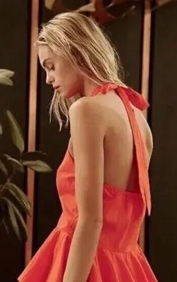 Free People Printemps Moment Top In Orange NWOT thumbnail 2