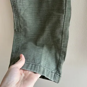 Express Vintage Ankle Extreme High Rise Pants, Army Green, Size 12R thumbnail 5