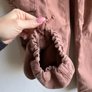 Aritzia TNA Supply Garden Cargo Utility Drawstring Pants Pink Size 4 Small thumbnail 3