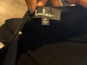 Lulus Essential Spice Black Bodycon Dress - Size M thumbnail 4