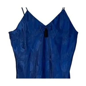 Victorias Secret Lingerie Size M Blue Satin Slip Dress Mini Chemise Sexy Vintage thumbnail 7
