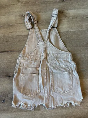 Free People Tan Overall Dress thumbnail 6