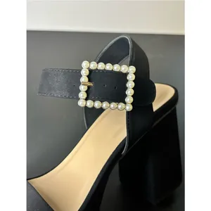 Windsor Black Dazzling Grace Faux Pearl Platform Heels Size 6 thumbnail 13