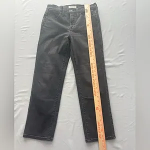 Madewell Roadtripper‎ Stovepipe Jeans Faded Black Straight Leg 26P Petite thumbnail 7