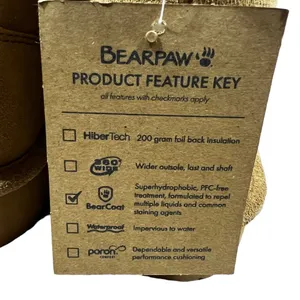 NWT Bearpaw Maeve Platform Lo Solid Suede Boots Hickory Cozy Winter Size 7 thumbnail 6