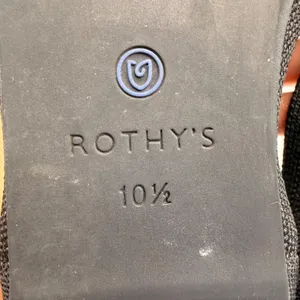 Rothy's The Flat Black Solid Round Toe Knit Ballet Flats Womens Size 10.5 thumbnail 7