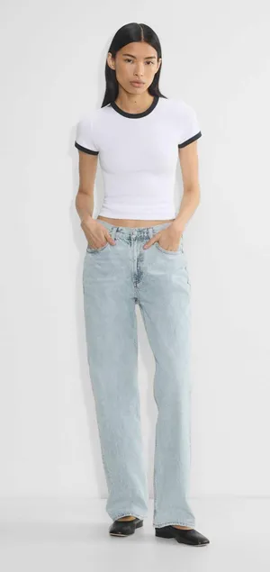 Aritzia HomeStretch™ Rib Crew T-Shirt thumbnail 1