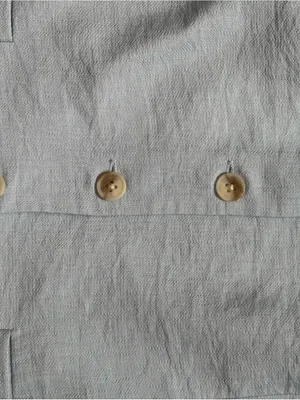 STATE Light Blue Women’s Sleeveless Button Front Vest Size 8 thumbnail 9